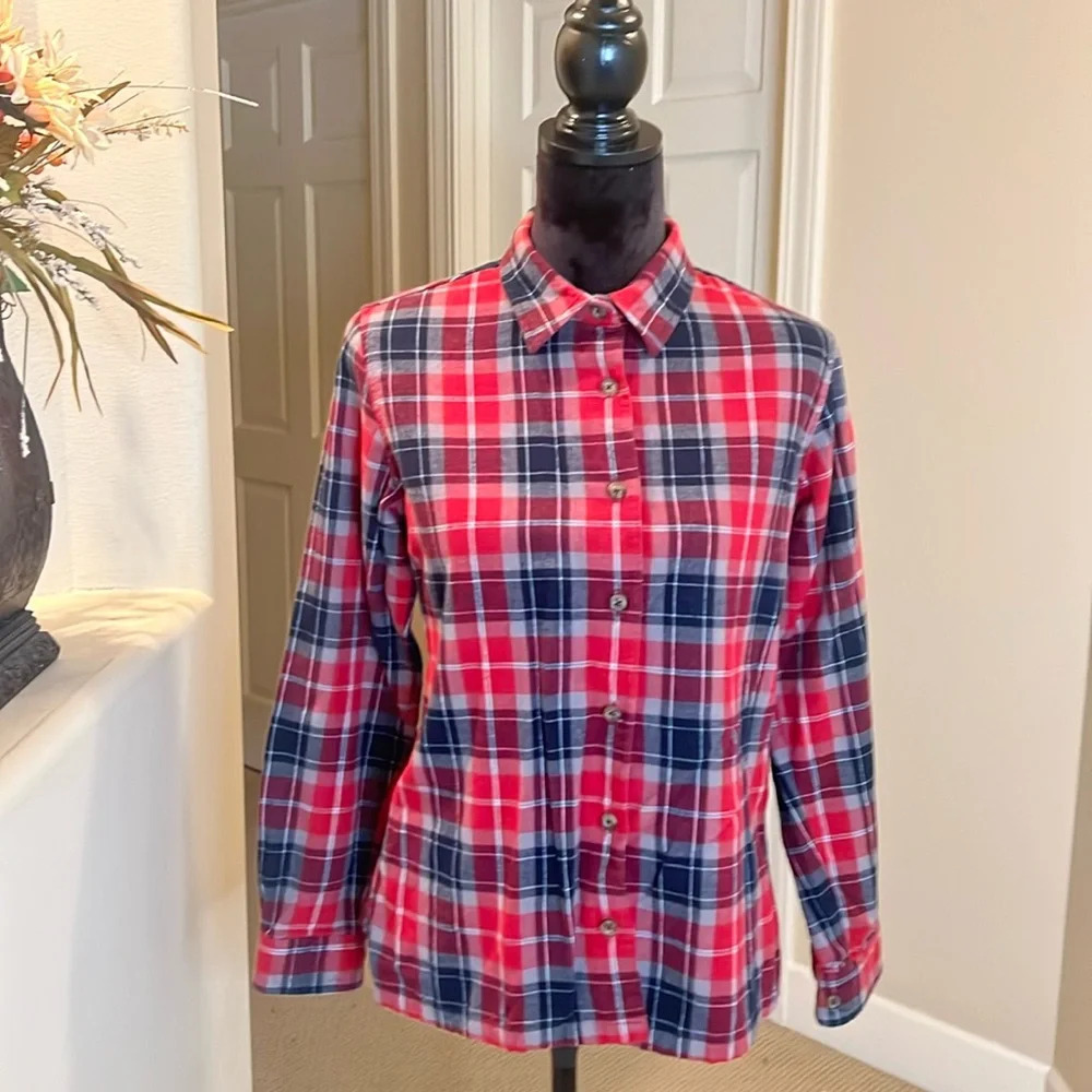 Cabela's Plaid Flannel Shirt Size S/P